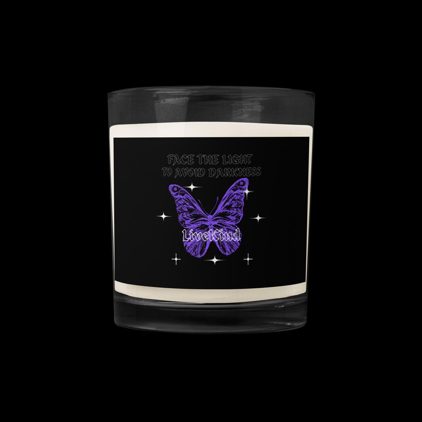 Face the light soy wax candle