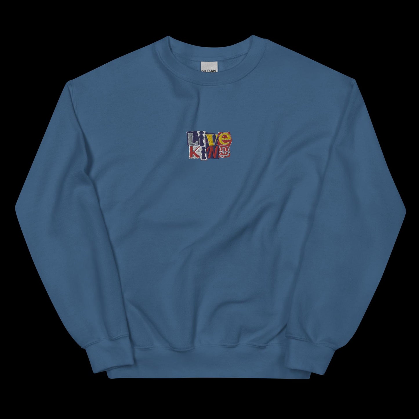 Unisex embroidered scrapbook Sweatshirt