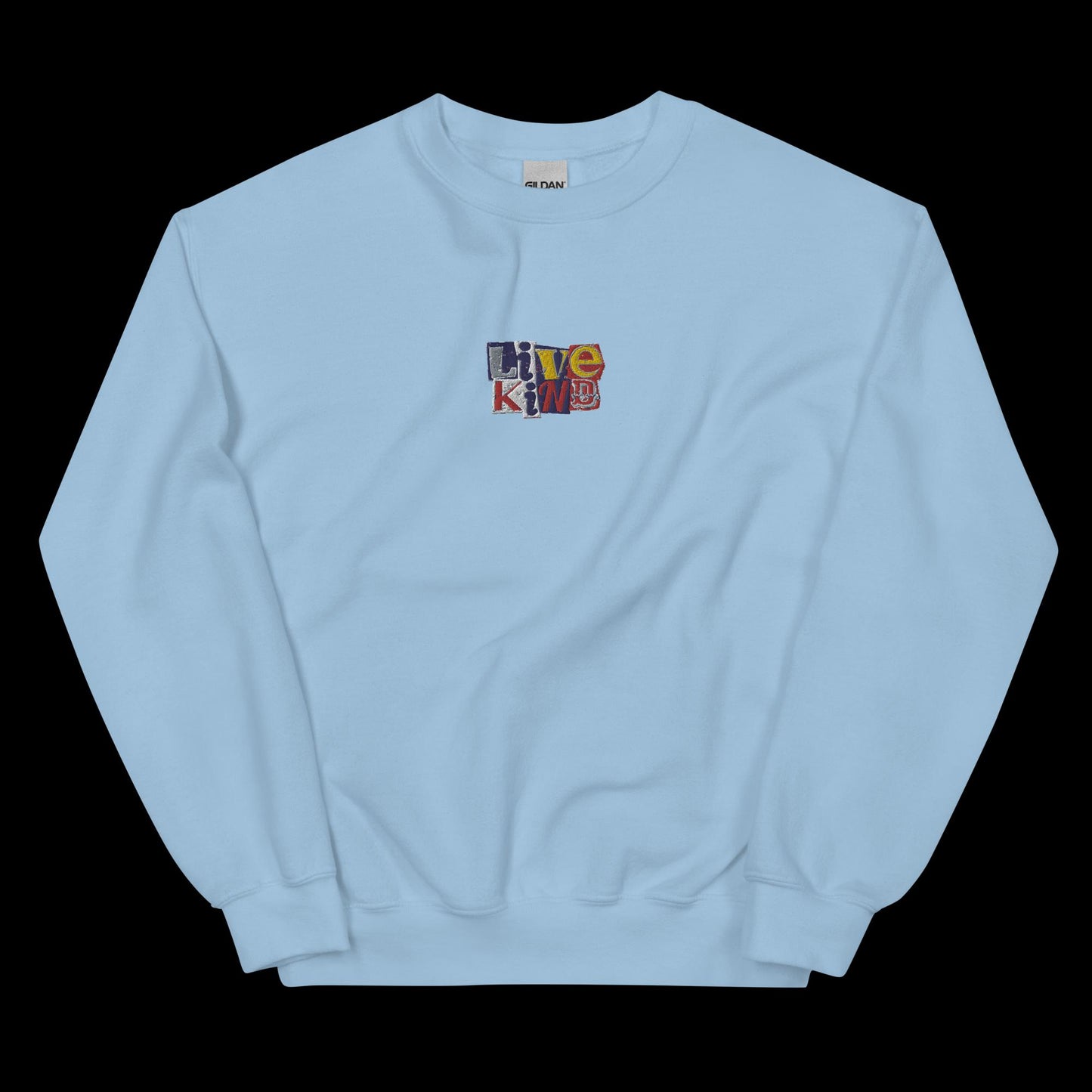 Unisex embroidered scrapbook Sweatshirt