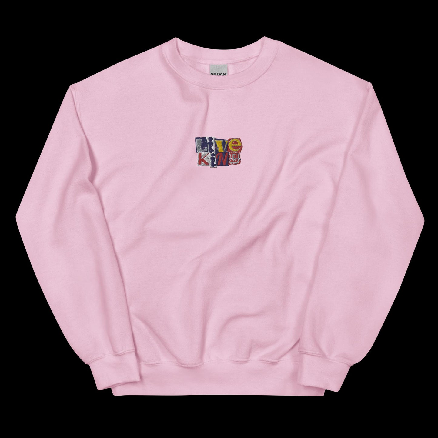 Unisex embroidered scrapbook Sweatshirt