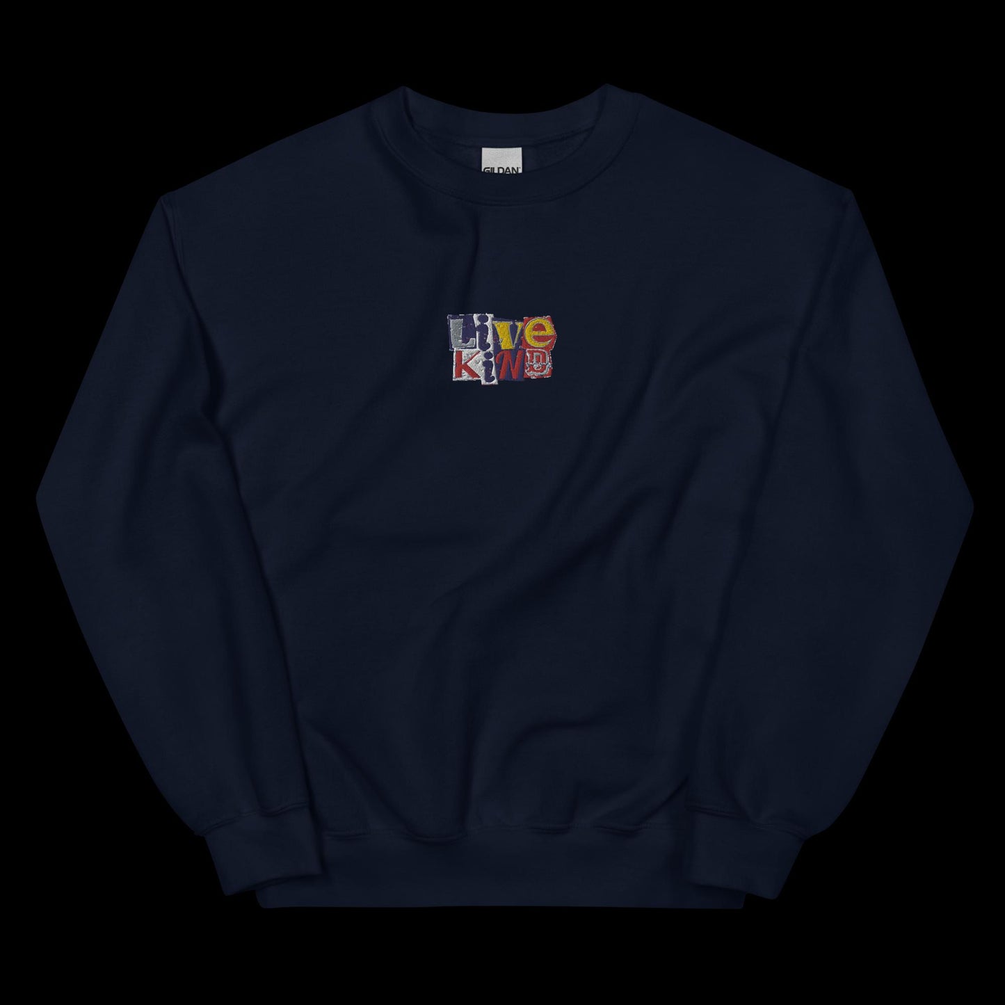 Unisex embroidered scrapbook Sweatshirt